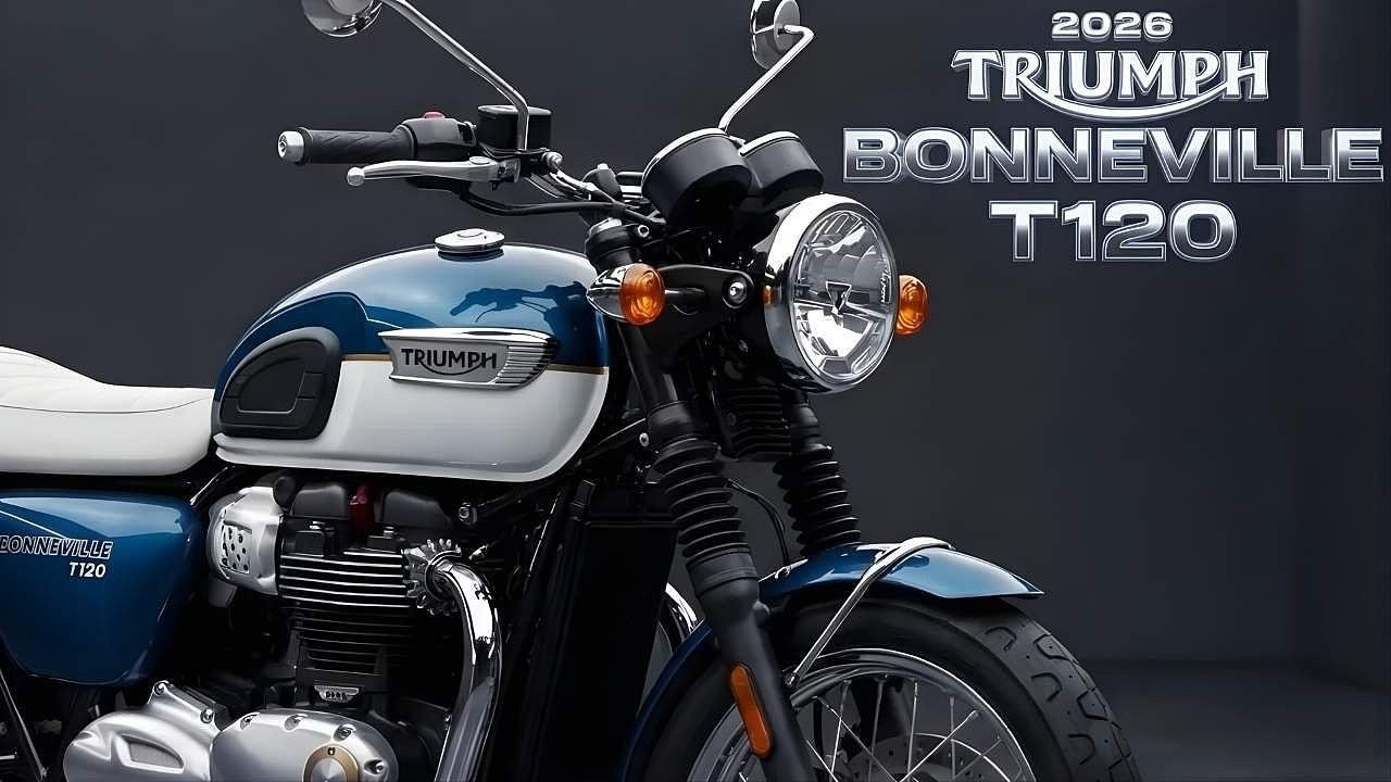 New Triumph Bonneville T120 2026 Unveiled